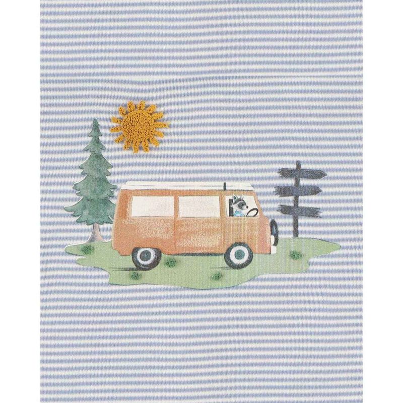 B&eacute;b&eacute; Alvin Organic Stripe Ls Bodysuit image number 3